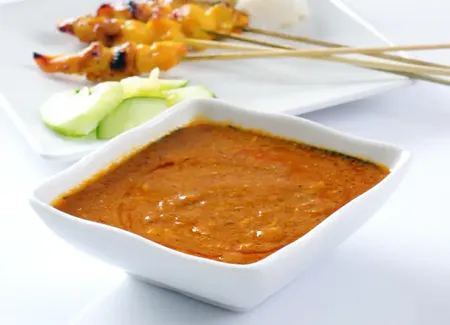 Sauce satay au cooking chef