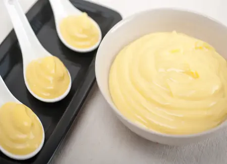 Crème pâtissière au cooking chef