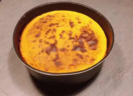 Flan au potiron et aux amandes