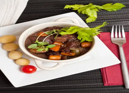 Boeuf bourguignon rapide au monsieur cuisine