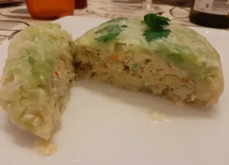 Paupiette de poisson au chou