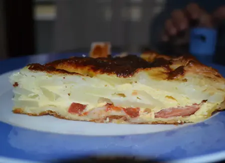 Quiche aux tomates et pommes de terre