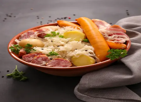 Choucroute à l'alsacienne au cooking chef