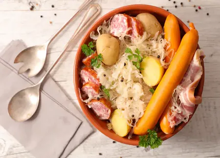 Choucroute à l'alsacienne au monsieur cuisine