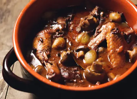 Coq au vin maison au cookeo