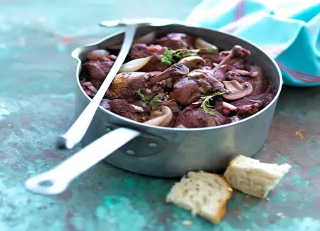 Coq au vin maison au thermomix
