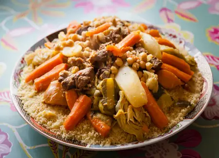 Couscous poulet et merguez facile au companion