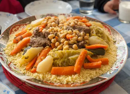 Couscous poulet et merguez facile au monsieur cuisine