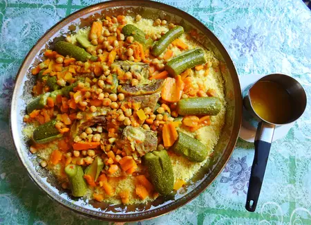 Couscous poulet et merguez facile au thermomix