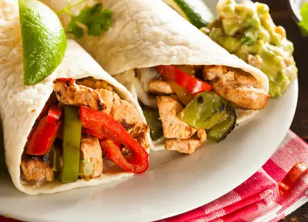 Fajitas de poulet au cookeo