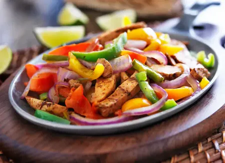 Fajitas de poulet au monsieur cuisine