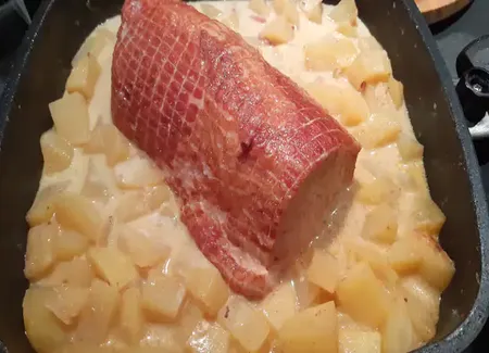 Rôti de porc fumé