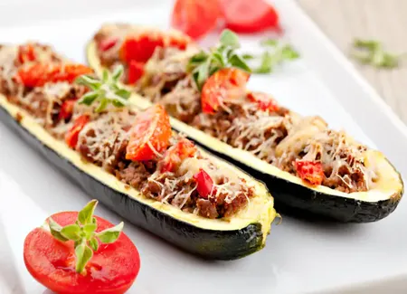 Courgettes farcies au thermomix