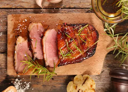 Magrets de canard au miel au cookeo