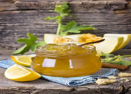 Confiture de melons et agrumes