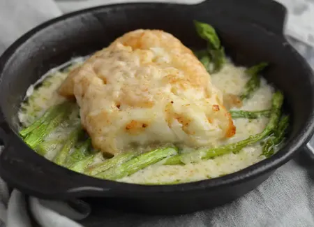 Filets de lieu à la crème au cidre au thermomix