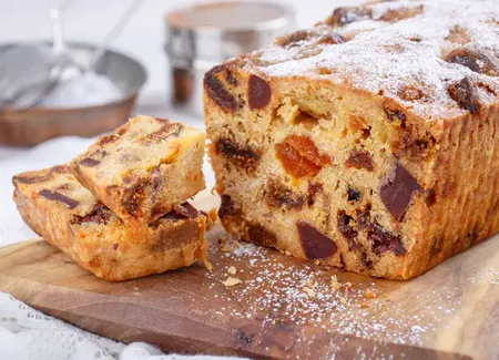 Cake de noël aux fruits confits