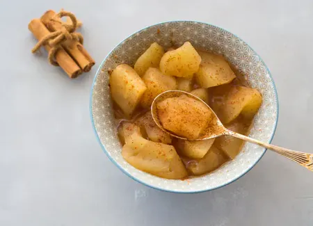 Navets compotés à la cannelle au cooking chef