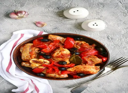 Poulet basquaise au thermomix