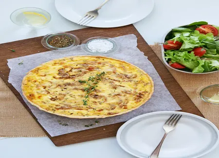 Quiche sans pâte au companion