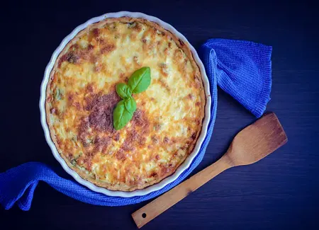 Quiche sans pâte au monsieur cuisine