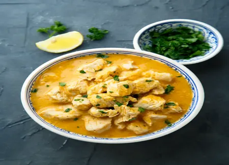 Poulet curry et oignons facile au cookeo