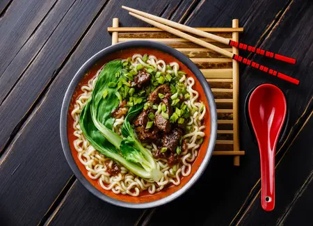 Ramen au boeuf au monsieur cuisine