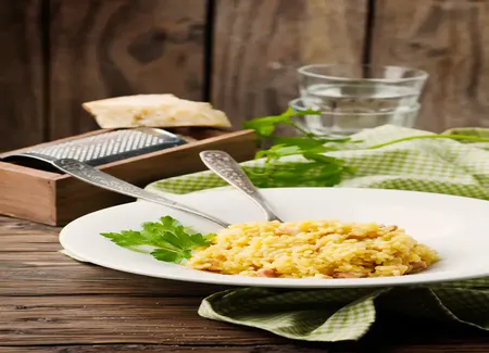 Risotto au parmesan et au jambon au thermomix
