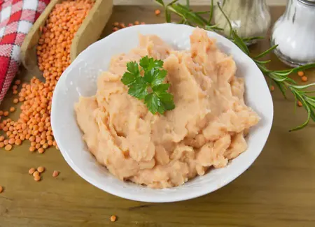 Dip de lentilles corail au companion