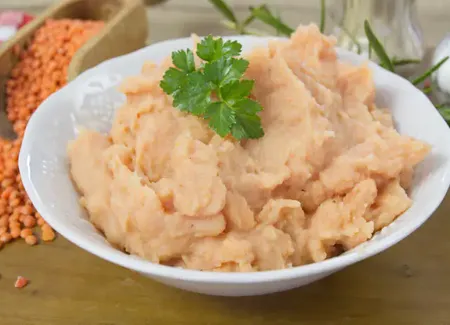 Dip de lentilles corail au cooking chef