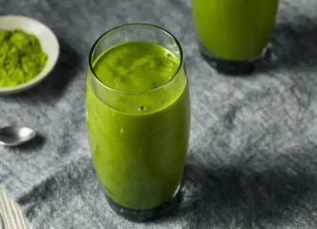 Mousse au chou romanesco au cooking chef