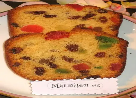 Cake aux fruits confits sans alcool