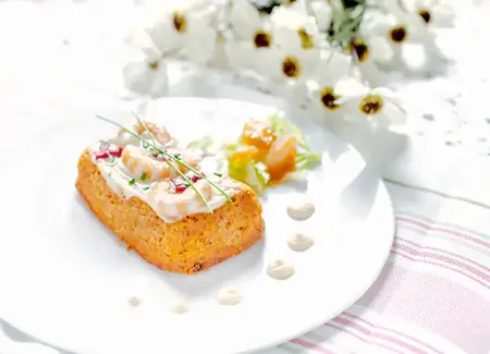 Terrine de poisson au basilic au cookeo