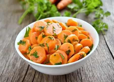 Carottes vichy au cooking chef