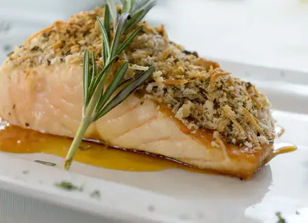 Saumon à l'échalote au cooking chef