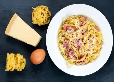Pâtes carbonara au thermomix