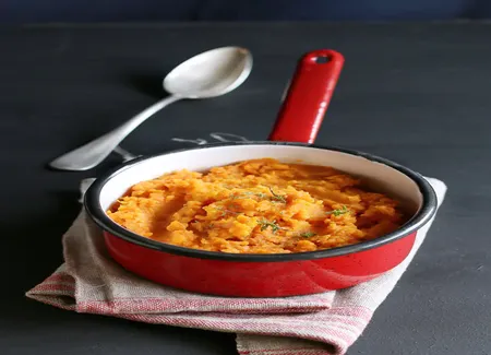 Purée de patates douces au monsieur cuisine