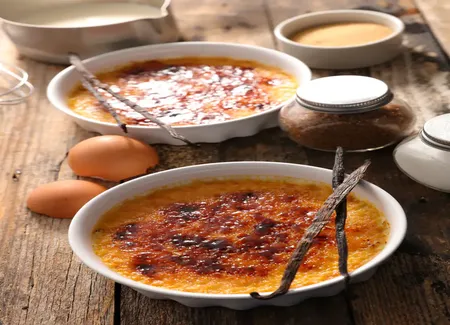 Crème caramel à la mexicaine au cooking chef