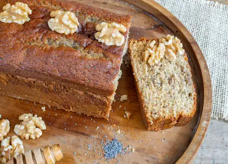 Gâteau aux noix au cooking chef