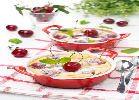 Clafoutis grand-mère aux cerises au cooking chef