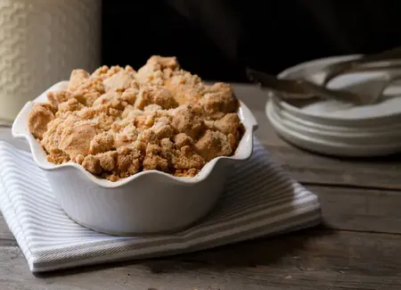 Crumble aux pommes au monsieur cuisine