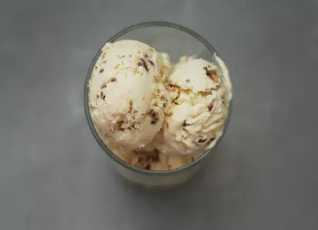 Glace spéculos miel au cooking chef