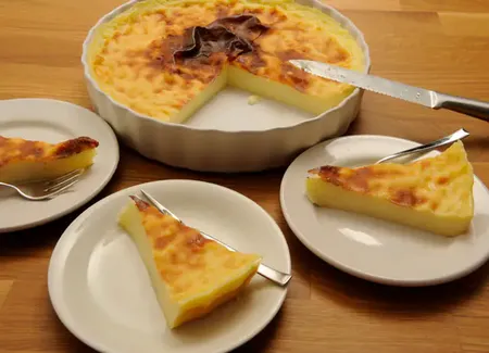 Flan pâtissier au cooking chef