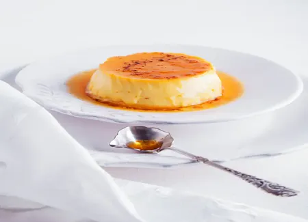Crème renversée vite faite au companion