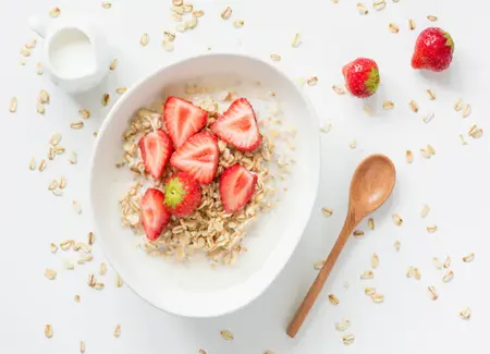 Porridge aux fraises au companion