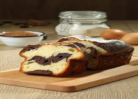 Gâteau marbré recette de grand-mère au cooking chef