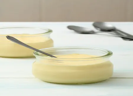 Crème de banane au cooking chef