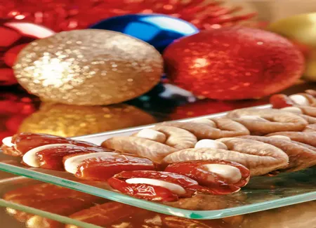Fruits déguisés aux biscuits roses de reims