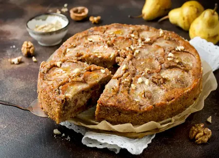 Tarte poire et chocolat au companion