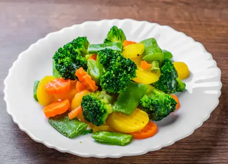 Achard de légumes au cooking chef